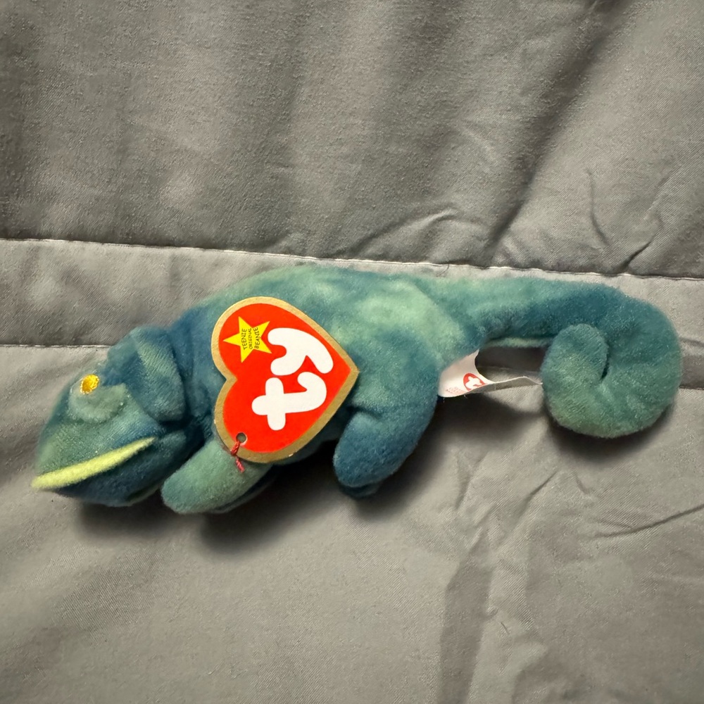 Ty Teenie Beanie Babies “Iggy” the Iguana 1993 rare NWT